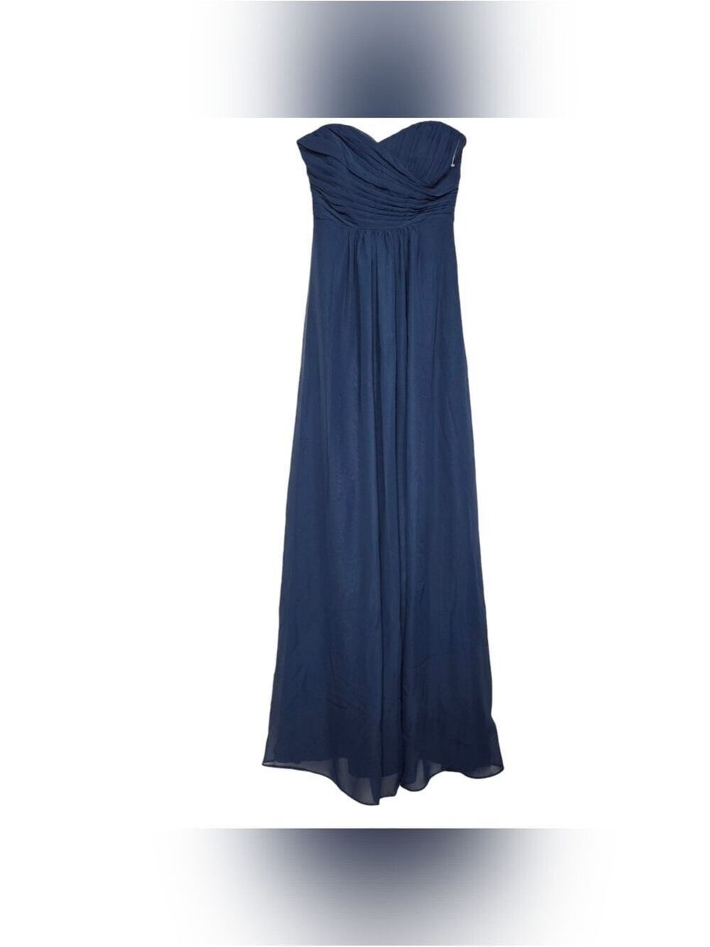 B2 Strapless Sweetheart Blue Maxi Dress Evening Gown Formal 2